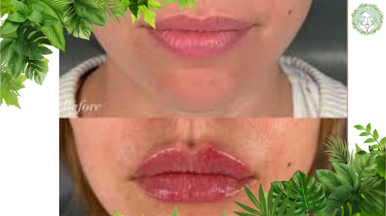 لب‌ها با تزریق فیلر زیبا می شوند.