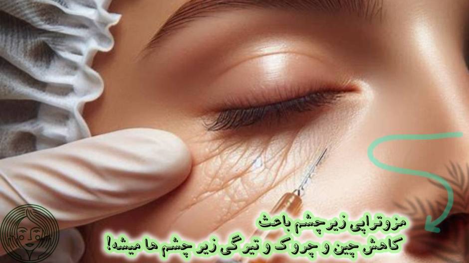 تاثیر مزوتراپی روی پوست زیر چشم
