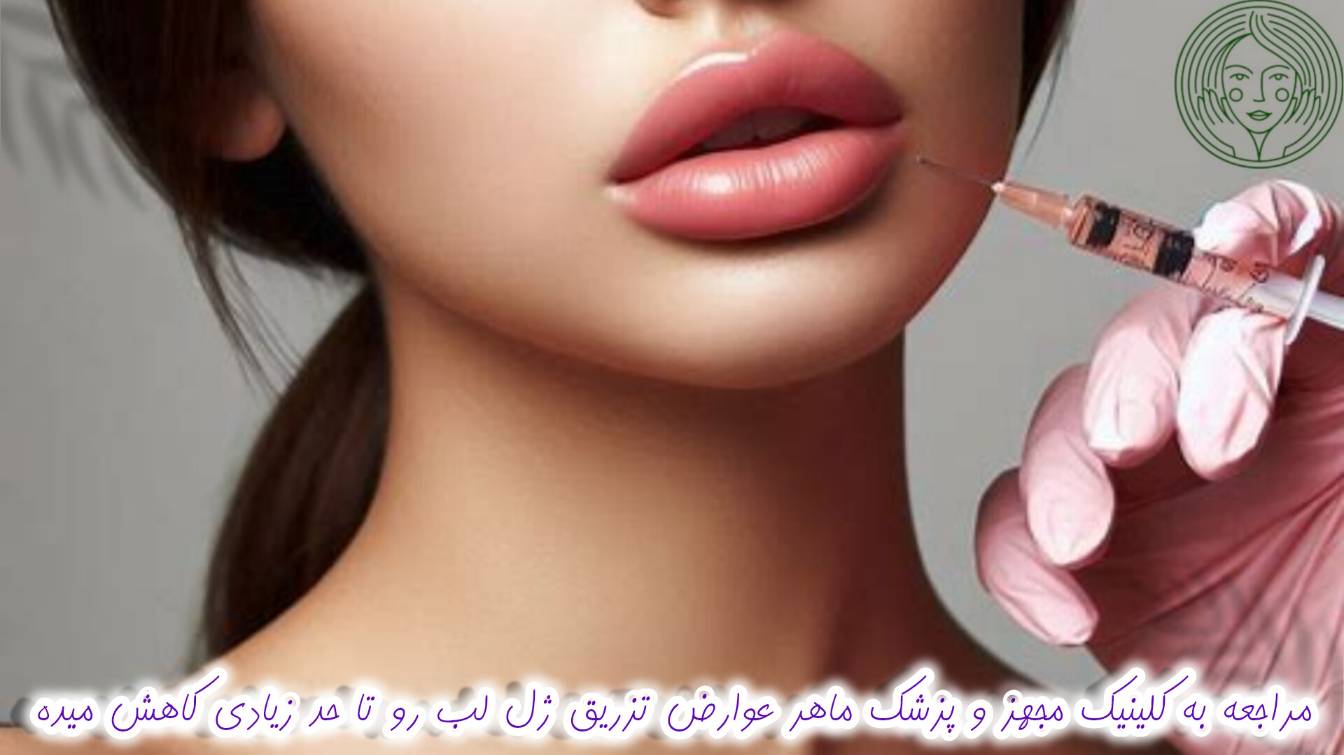 عوارض تزریق فیلر لب